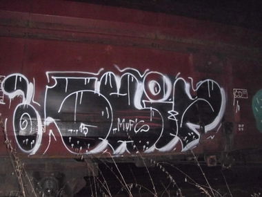 Graffiti Train - Photo by PUNX