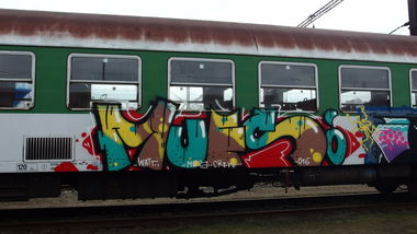 Graffiti Train - Photo by PUNX