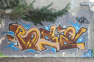 Graffiti Wall in Kostrzyn - Photo by PUSY (2014)
