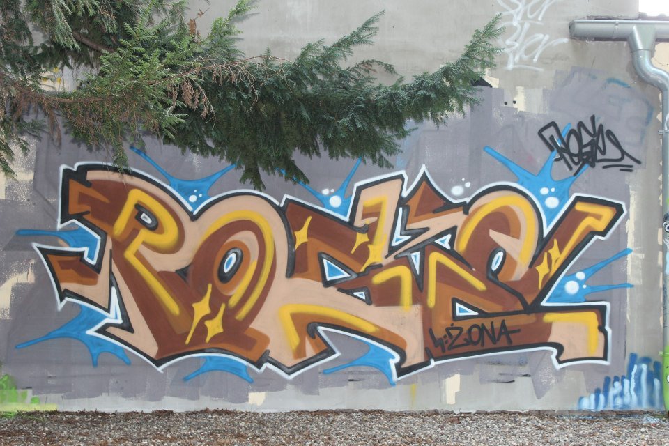 Graffiti Wall in Kostrzyn - Photo by PUSY (2014)