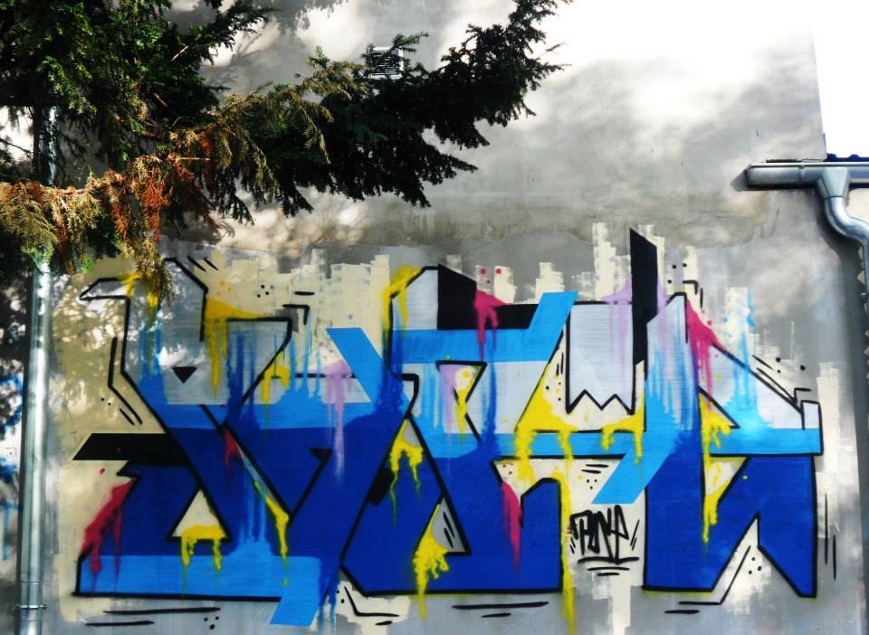 Graffiti Wall in Kostrzyn - Photo by PUSY (2012)