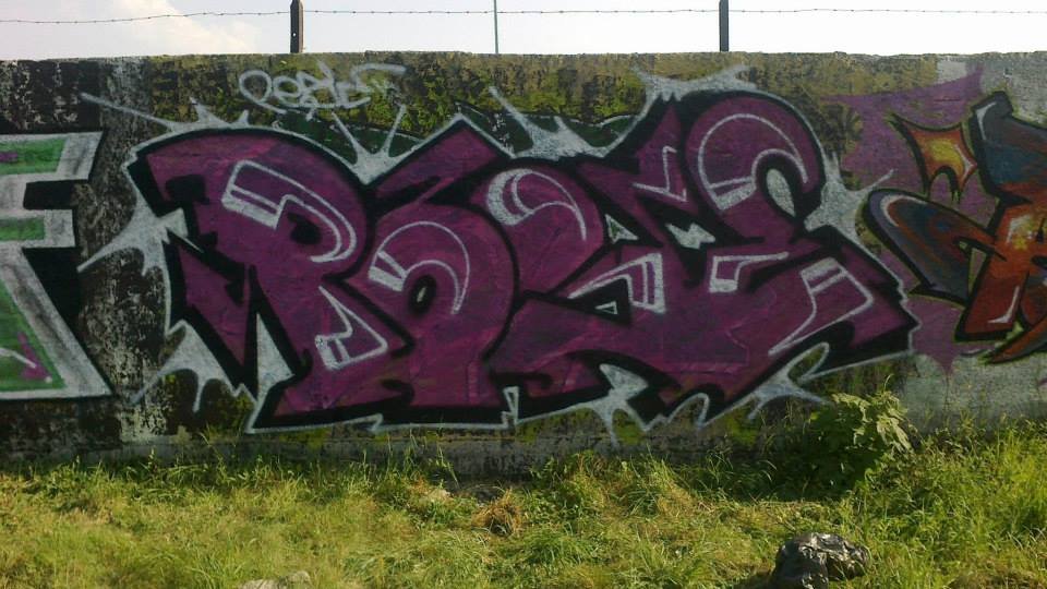 Graffiti Wall in Kostrzyn - Photo by PUSY (2014)