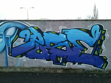 Graffiti Wall in Kostrzyn - Photo by PUSY (2013)