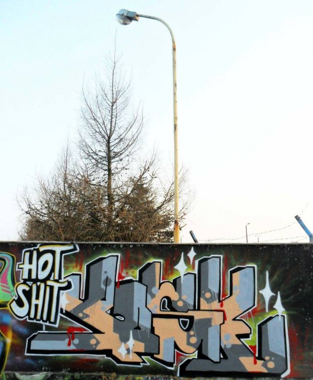 Graffiti Wall in Kostrzyn - Photo by PUSY (2013)