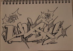 Graffiti Sketch - Photo by PUSY - Battle (2014)
