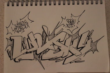 Graffiti Sketch - Photo by PUSY - Battle (2014)