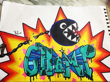 Graffiti Sketch - Photo by PaL