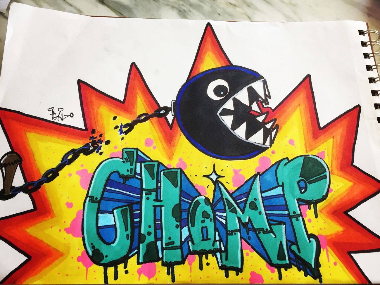 Graffiti Sketch - Photo by PaL