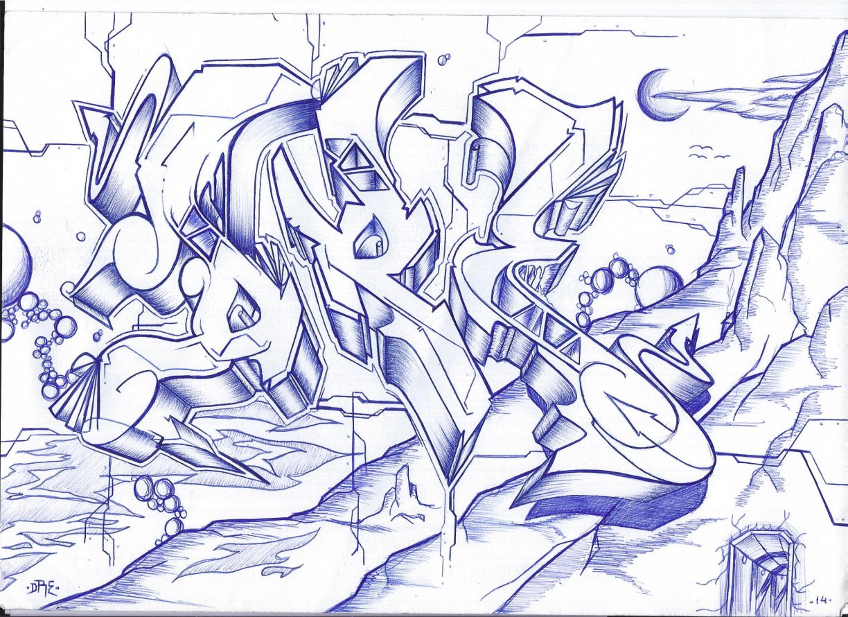 Graffiti Sketch - Photo by PadSavaS