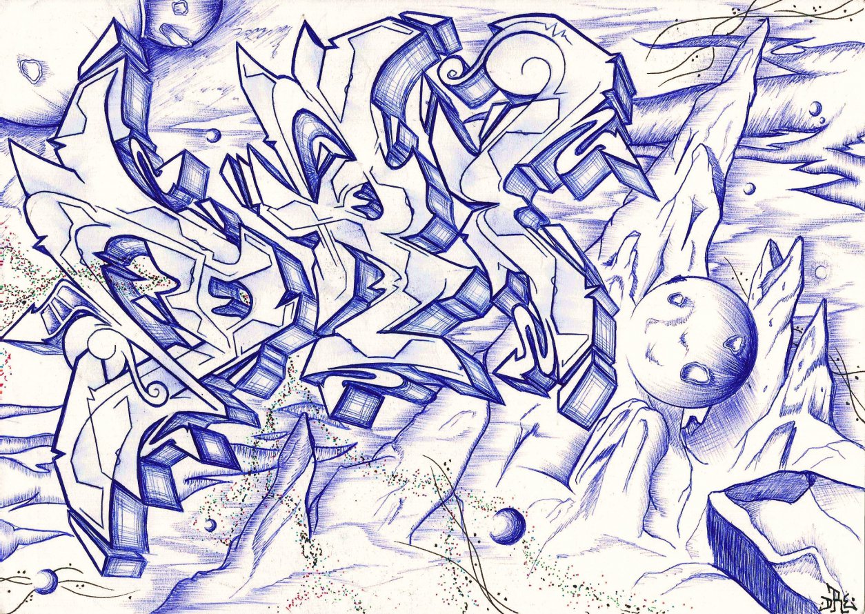 Graffiti Sketch - Photo by PadSavaS (2014)