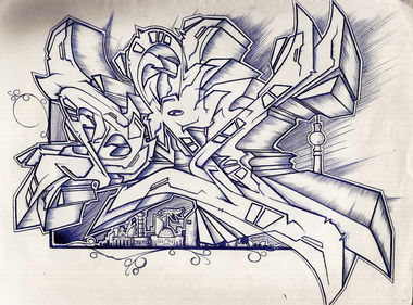 Graffiti Sketch - Photo by PadSavaS