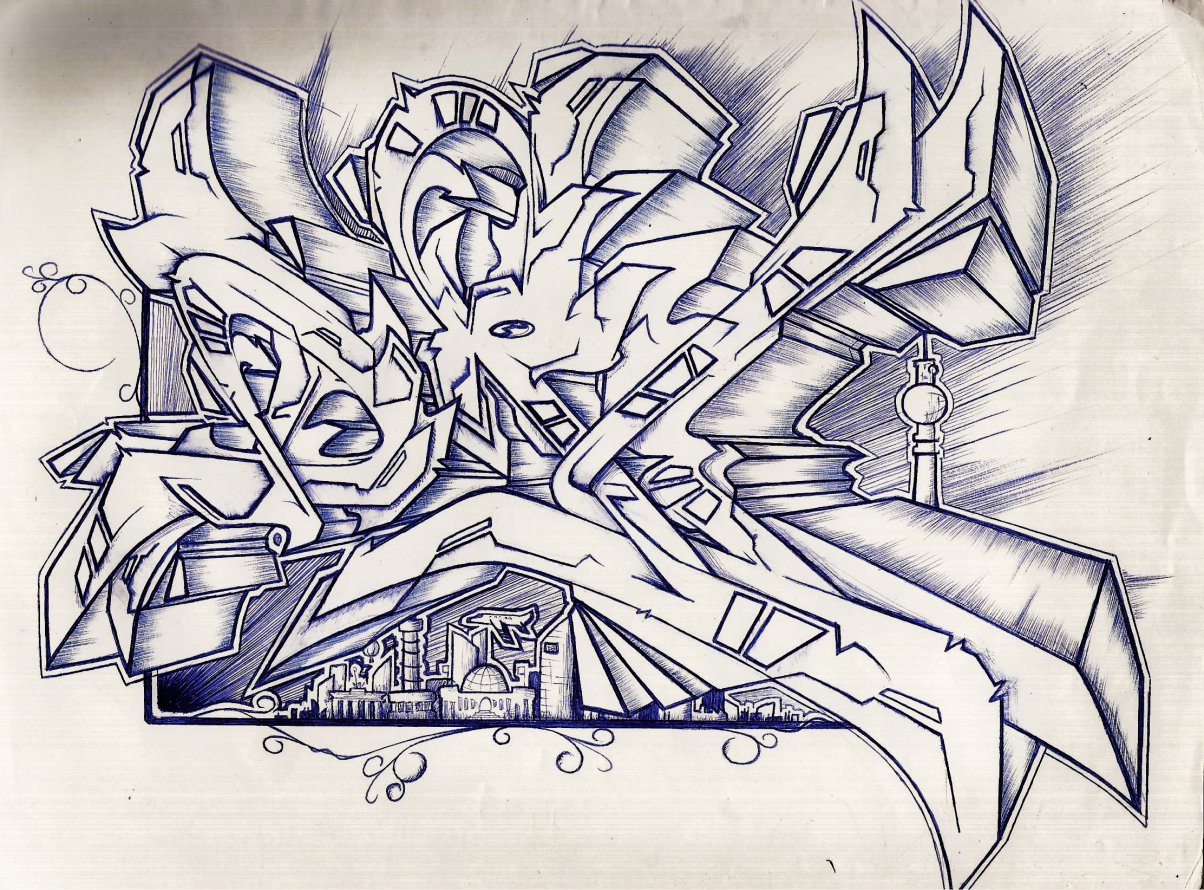 Graffiti Sketch - Photo by PadSavaS