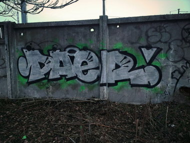 Graffiti Bombing - Photo by Paer