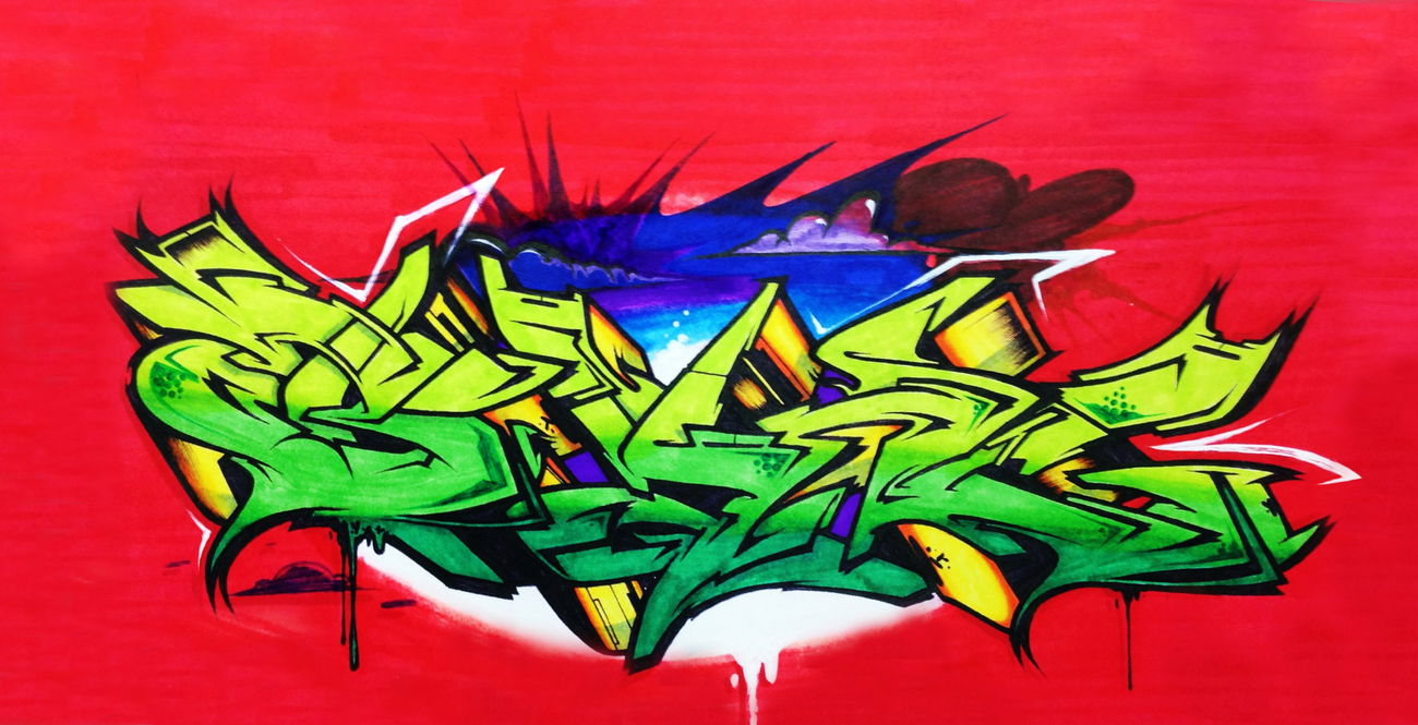 Graffiti Sketch - Photo by Paine (2015)