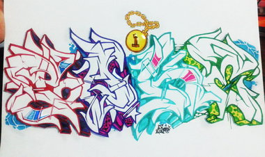 Graffiti Sketch - Photo by Paine - paine (2014)