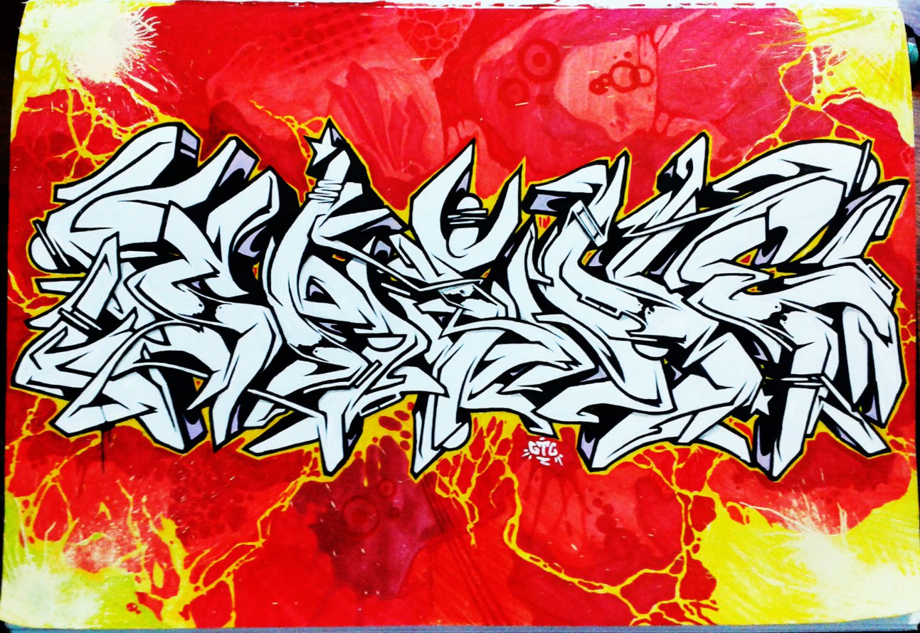 Graffiti Sketch - Photo by Paine (2014)