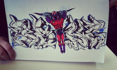Graffiti Sketch - Photo by Paine (2014)