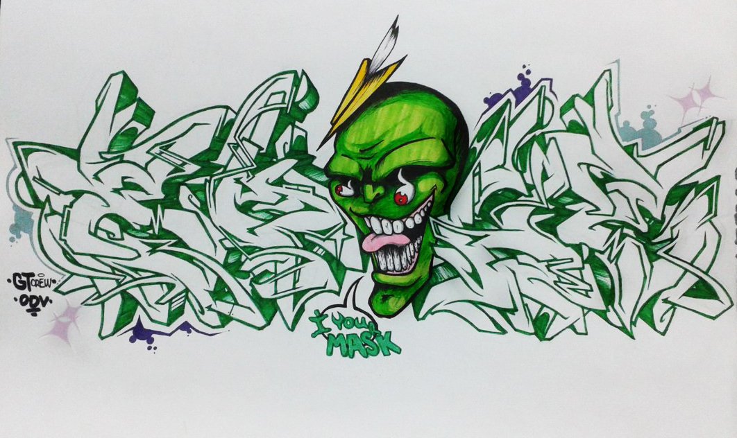Graffiti Sketch - Photo by Paine