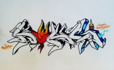 Graffiti Wall - Photo by Paine