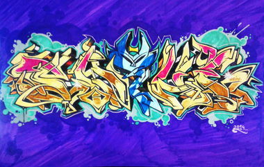 Graffiti Sketch - Photo by Paine