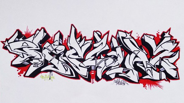 Graffiti Sketch - Photo by Paine