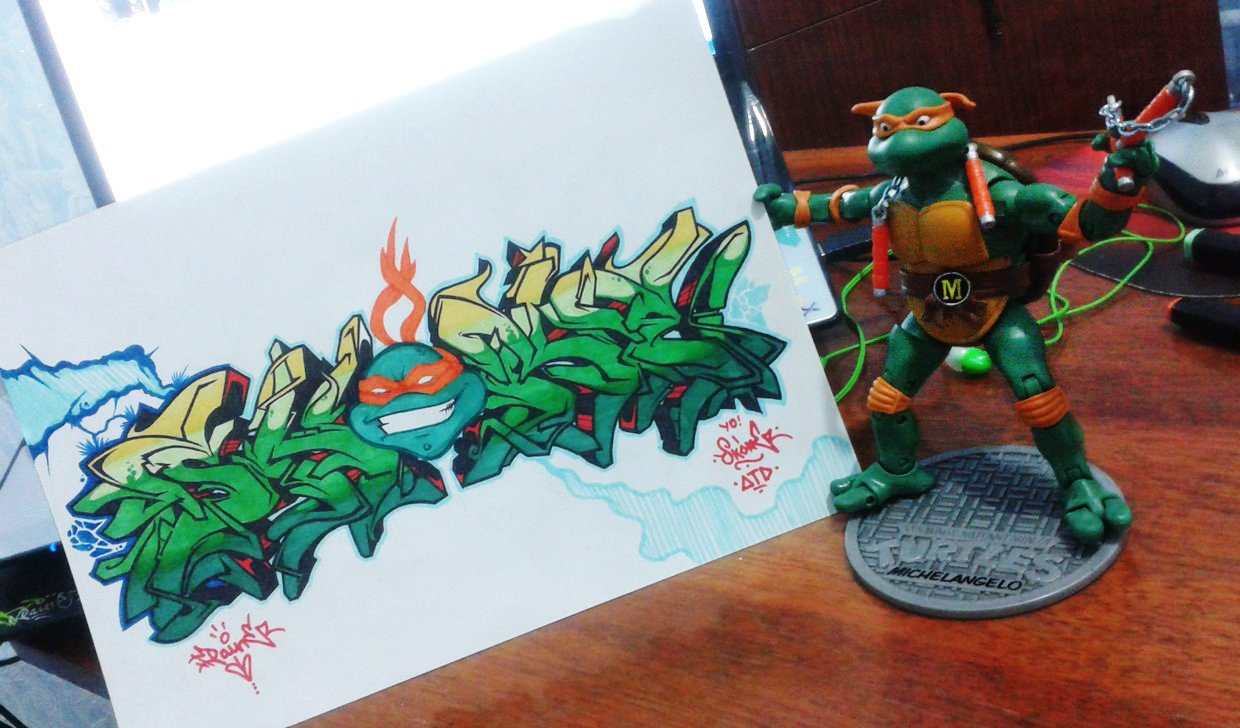 Graffiti Sketch - Photo by Paine