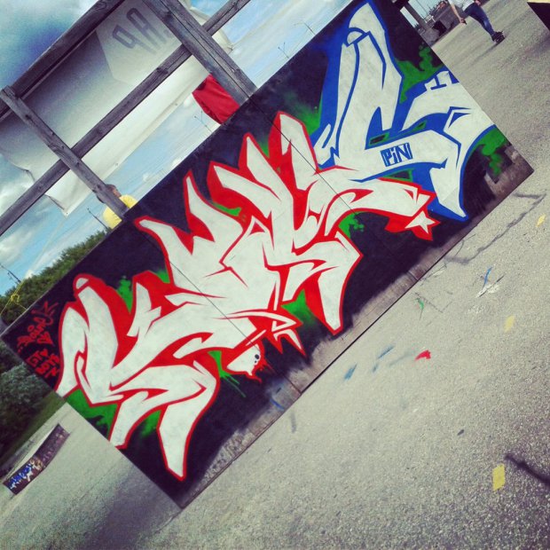 Graffiti Wall - Photo by Paine