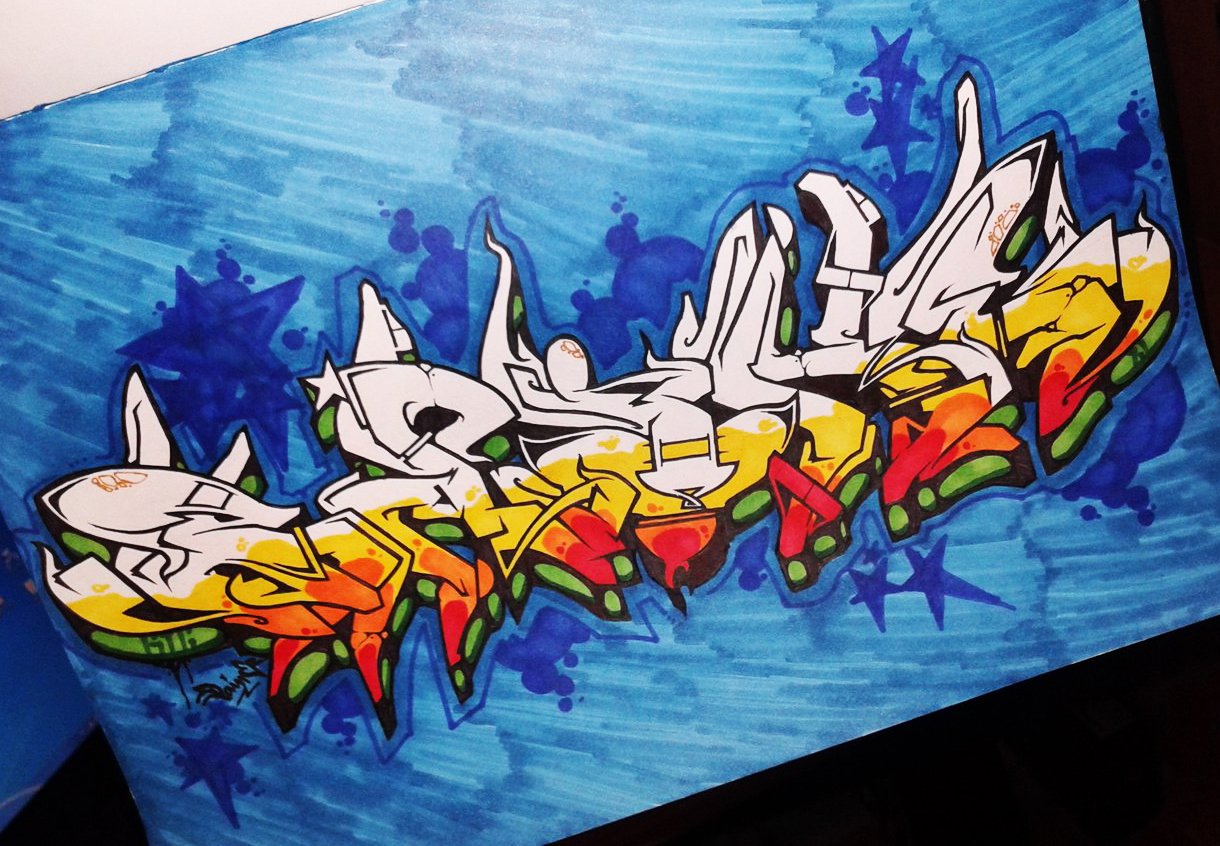 Graffiti Sketch - Photo by Paine