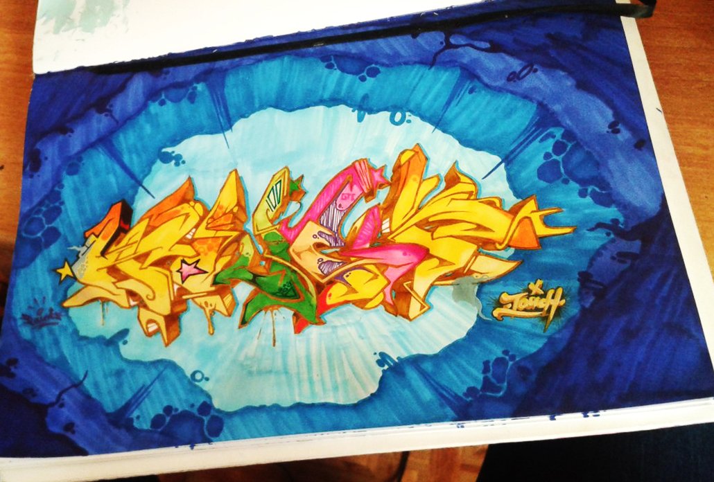 Graffiti Sketch - Photo by Paine
