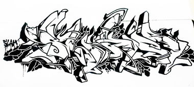 Graffiti Sketch - Photo by Paine