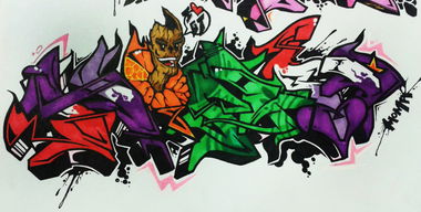 Graffiti Sketch - Photo by Paine
