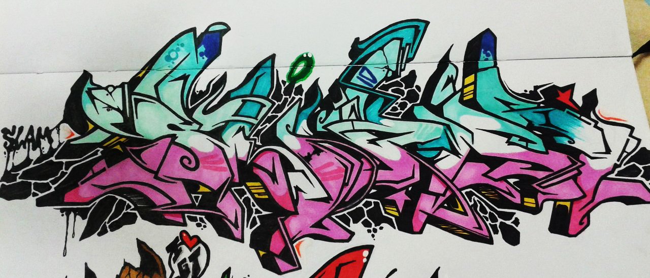 Graffiti Sketch - Photo by Paine
