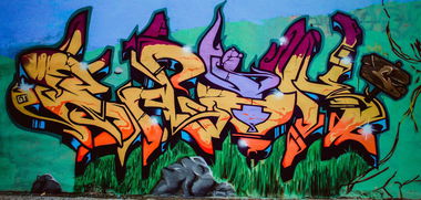 Graffiti Wall in Russia - Photo by Paine (2014)