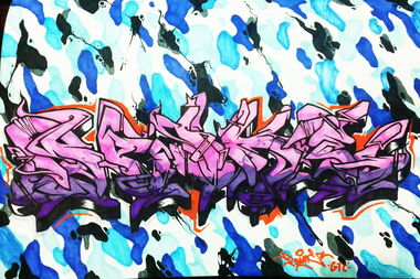 Graffiti Sketch - Photo by Paine