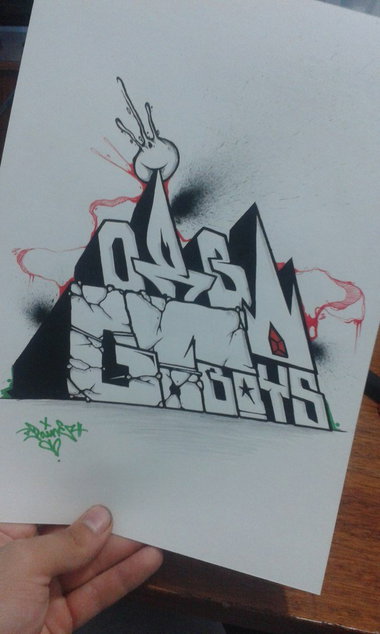 Graffiti Sketch - Photo by Paine