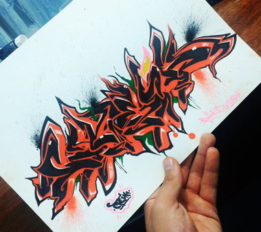 Graffiti Sketch - Photo by Paine - Stein