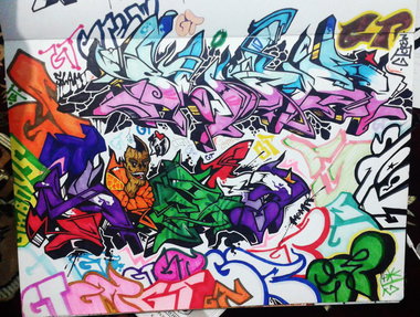 Graffiti Sketch - Photo by Paine