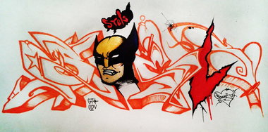 Graffiti Sketch - Photo by Paine