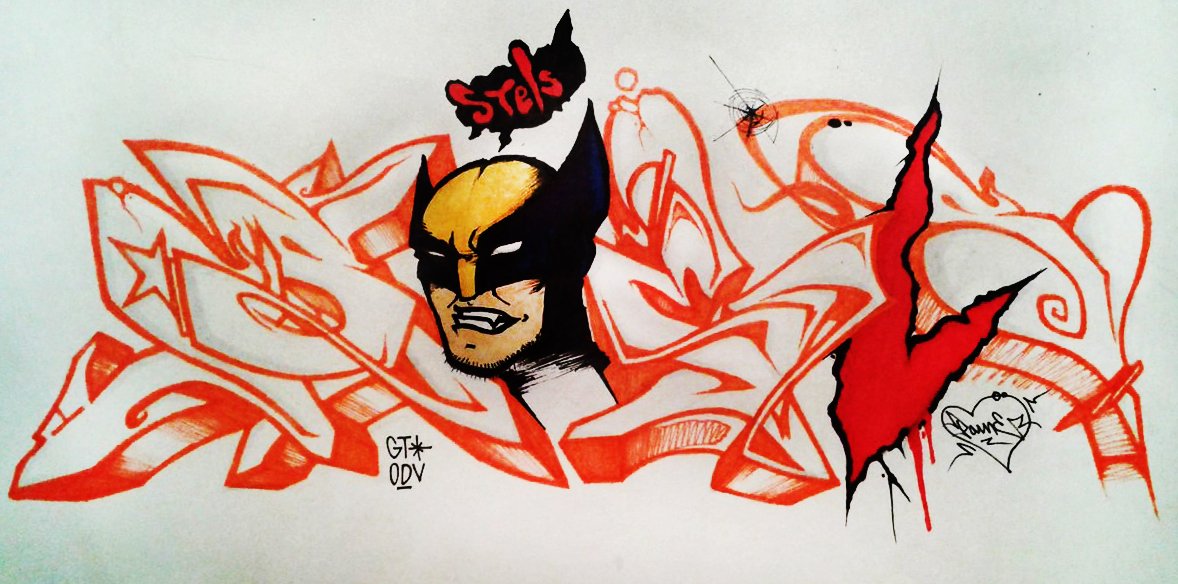 Graffiti Sketch - Photo by Paine