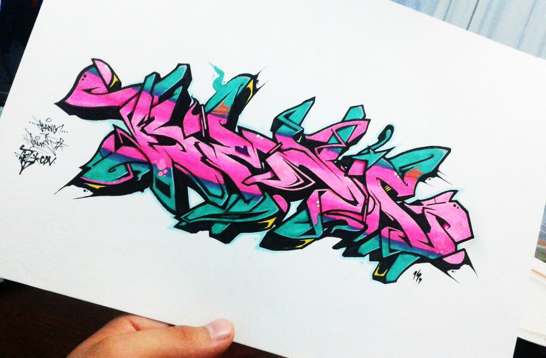 Graffiti Sketch - Photo by Paine