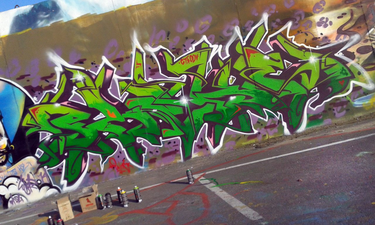 Graffiti Wall - Photo by Paine