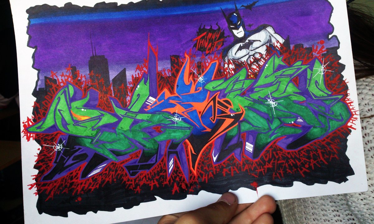 Graffiti Sketch - Photo by Paine