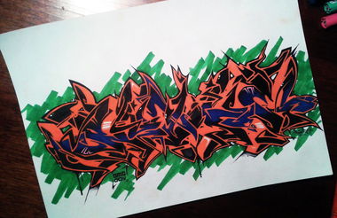 Graffiti Sketch - Photo by Paine