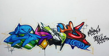 Graffiti Sketch - Photo by Paine