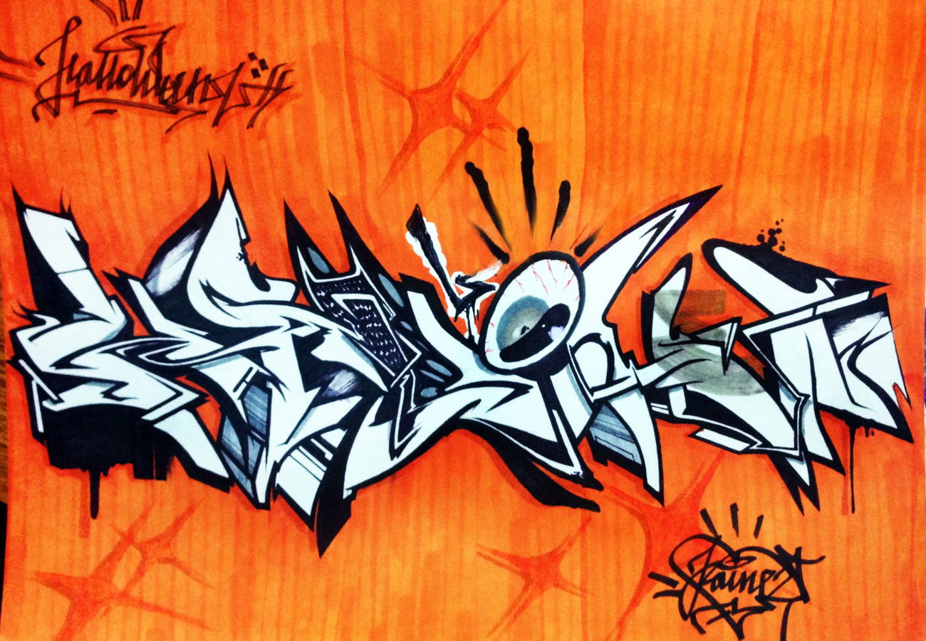 Graffiti Sketch - Photo by Paine