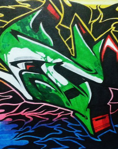 Graffiti Sketch - Photo by Paine