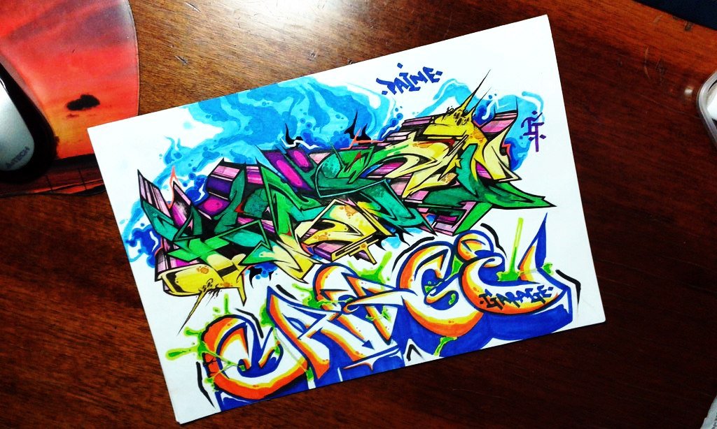 Graffiti Sketch - Photo by Paine - Hard, Garage