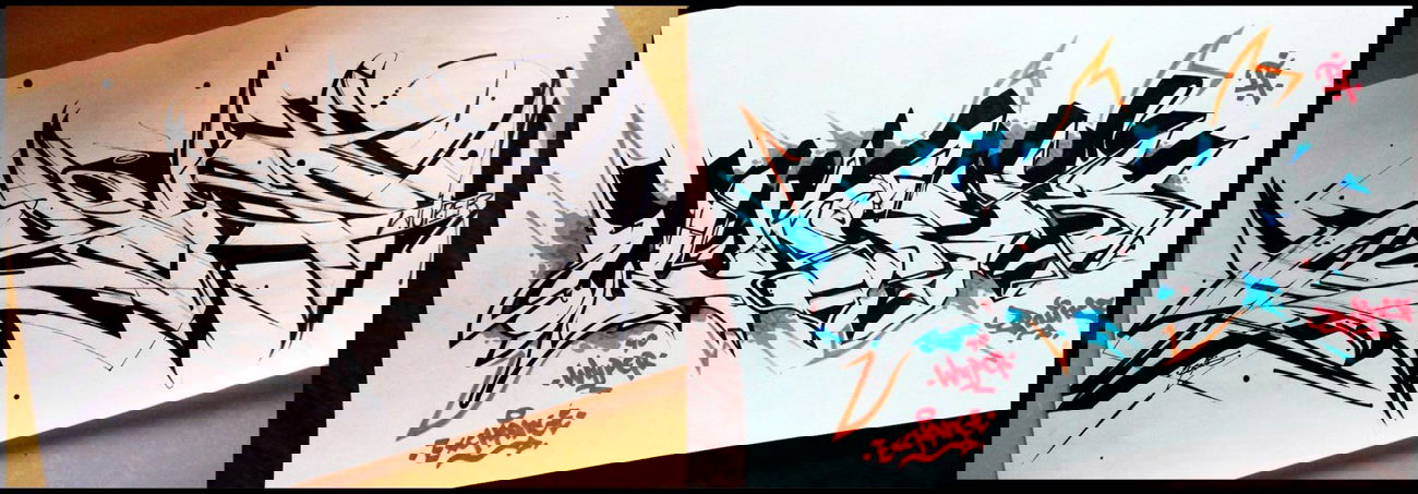 Graffiti Sketch - Photo by Paine