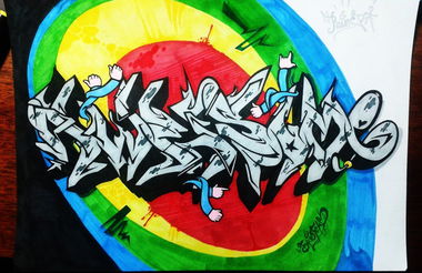 Graffiti Sketch - Photo by Paine - Awesome