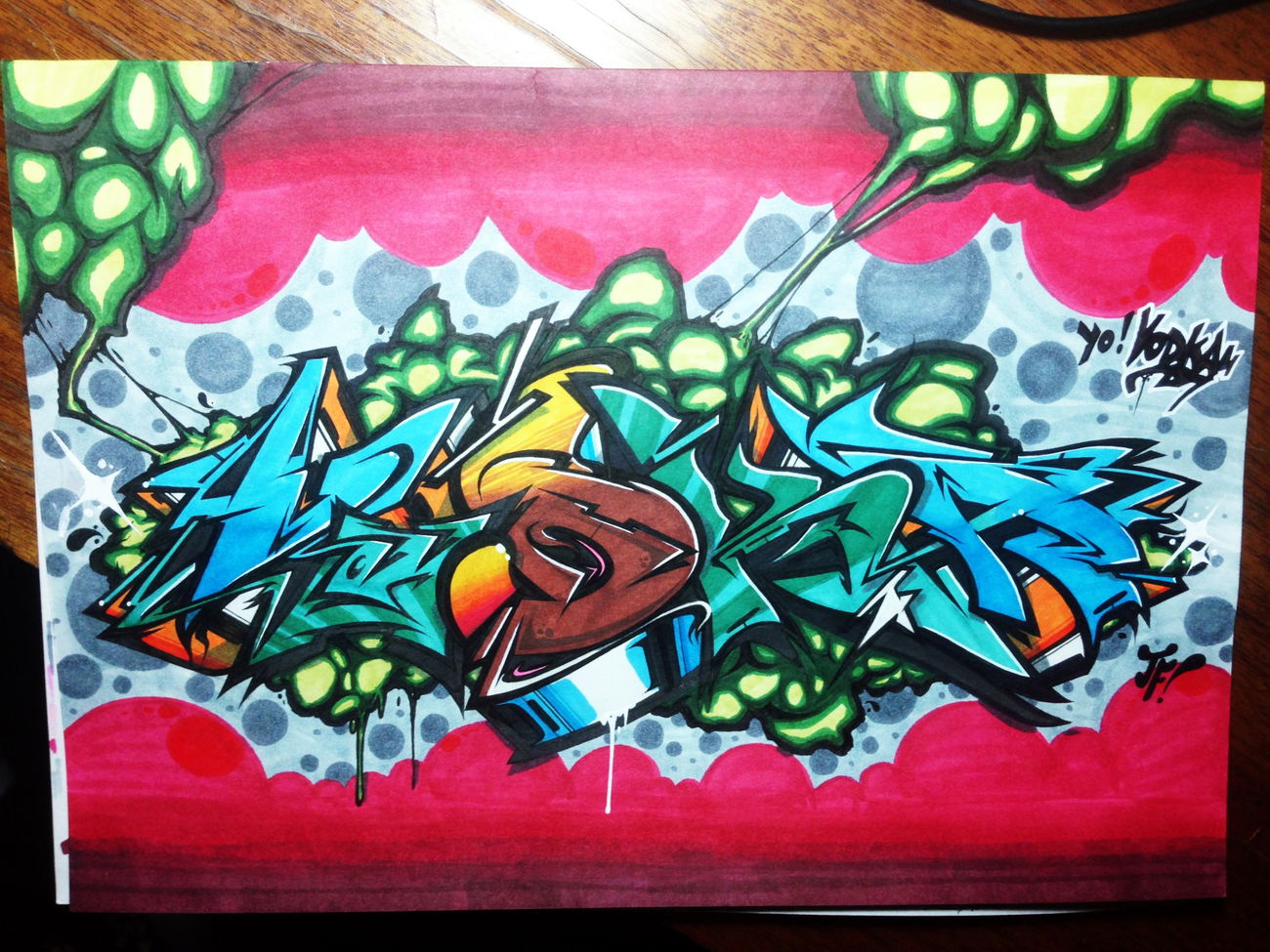 Graffiti Sketch - Photo by Paine